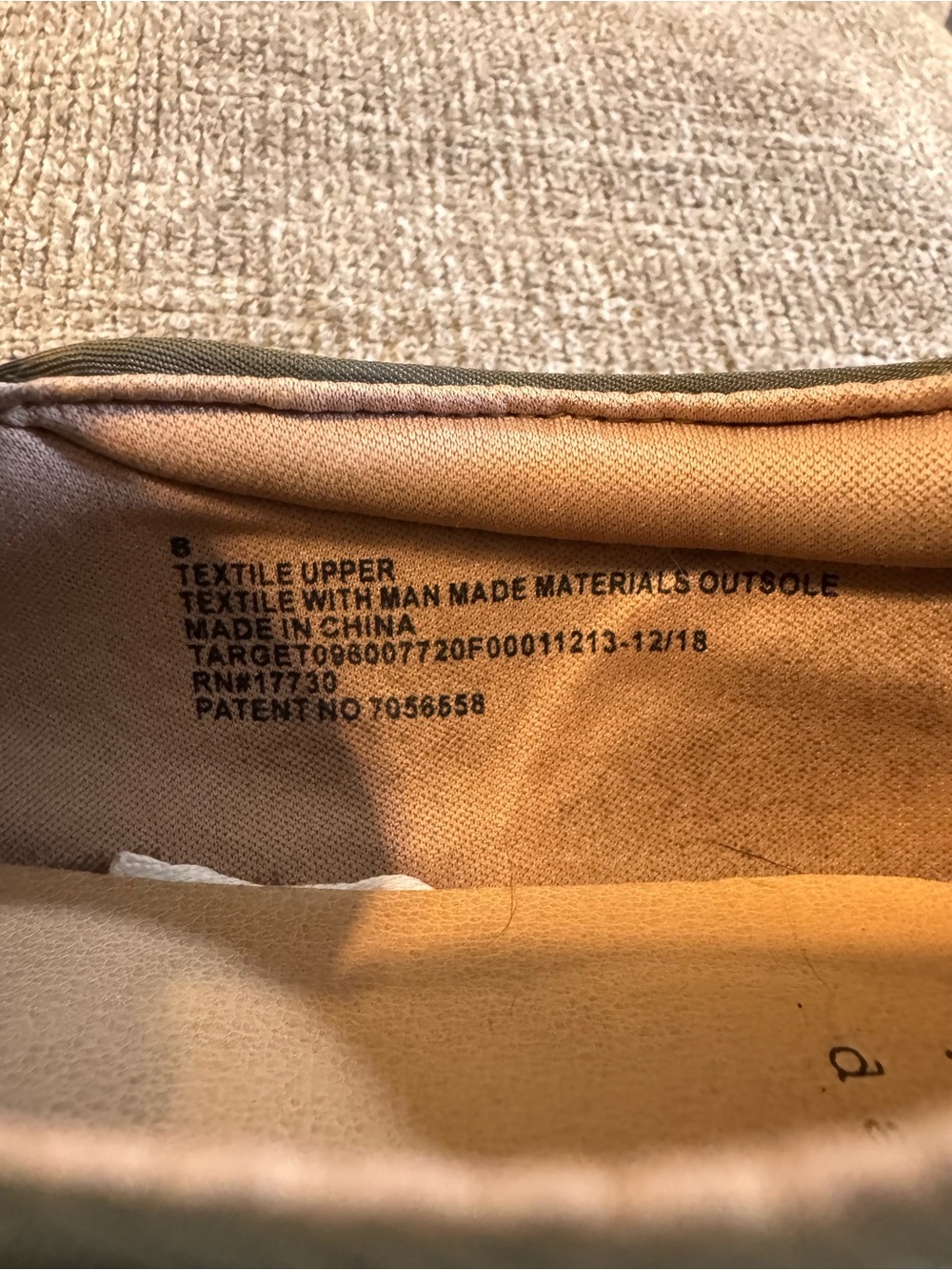 A New Day Reese Quilted Olive Green Slip On Sneakers Size 8 - Picture 7 of 11